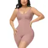 Corsé Bodysuit de Malla con Levantamiento de Glúteos Transfronterizo Europeo y Americano Control de Abdomen Levantamiento de Glúteos Cremallera en la Entrepierna Ropa Moldeadora
