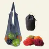 ¡Guau! Bolsa de Compras Plegable Ecológica para Supermercado, Bolsa de Malla Hueca de Gran Capacidad para Frutas y Verduras, Almacenamiento Portátil
