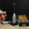 Batedor de Ovos Elétrico Portátil de Aço Inoxidável para Cozinha Spray Prata Mini Liquidificador para Café Chá com Leite