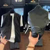 Novo Colete Masculino de Outono, Gola Alta, Zíper, Cor Sólida, Casual de Negócios, Fino, Slim Fit