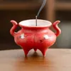Queimador de Incenso Changkong da Fábrica Yinhewu, Porta-Incensos para Casa, Lindo Prato para Incenso, Suporte para Incenso de Nove Furos
