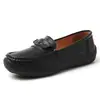 Nuevos mocasines de ajuste ancho, zapatos planos casuales para mujer, zapatos tipo mamá de material suave y suela blanda, mocasines cómodos de talla grande para mujer