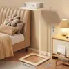 Soporte de proyector de mesita de noche, soporte de suelo para mesita de noche, estante doméstico de pared, mesa de colocación ampliada, estante de almacenamiento de bandeja universal