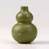 Vaso Cerâmico Colorido em Forma de Cuia com Manchas Douradas Arranjo de Flores Decoração de Casa Ornamento com Bom Significado Auspicioso de Fortuna e Riqueza