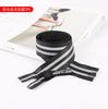 Atacado personalizado No.5 Nylon reflexivo à prova d'água com zíper noturno roupas reflexivas bolsas para atividades ao ar livre roupas para atividades ao ar livre roupas de trabalho