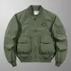 Chaqueta de Hombre Otoño Delgada Exterior Cuello Alto Moda Popular Adolescentes Abrigo Chaqueta Bomber Hombre Uniforme de Béisbol
