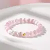 Pulsera de ojo de gato en polvo al por mayor de fábrica para niñas hilo de la suerte regalos exquisitos de nicho para enviar a novias suministro en vivo