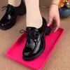 Zapatos de tacón grueso para mujer 2026 suela blanda otoño nuevo versátiles con cordones punta redonda tacón grueso moda estilo británico zapatos de madre