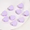 Cuentas de acrílico color crema con agujero grande, pentagrama, flor de ciruelo, cuentas en forma de corazón, materiales y accesorios para cadenas de teléfono y llaveros hechos a mano
