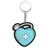 Suministrados Directamente por el Fabricante, Llaveros de Goma Suave de PVC con Temática de Emergencia Médica, Accesorios Creativos para Bolsas y Colgantes Más Vendidos en Amazon