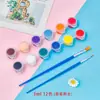 Bolsa DIY de Pintura e Rabisco para Crianças, Presente de Jardim de Infância, Bolsa Tote de Tecido Não Tecido com Desenhos Animados para Pintar e Colorir