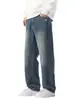 Fengshe Roupa Masculina / Jeans Pesado Masculino Primavera 2026 Corte Reto Estilo Americano Moda Tendência Jeans Versátil
