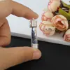Cubierta de Vidrio Accesorios para Joyería Hechos a Mano DIY Colgante de Cubierta de Vidrio Botella de Tallado en Arroz Arroz Grabado Accesorios de Tubo Recto de 6/8 mm