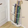 Porta Paraguas de Lujo Ligero para Entrada, Soporte de Paraguas para Espacios Estrechos, Estante para Paraguas de Entrada de Ascensor, Estante de Almacenamiento de Paraguas de Pie para el Hogar