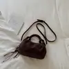 Bolso de alta costura estilo coreano, nuevo modelo 2026, bolso cruzado de color liso, bolso de hombro elegante y único, bolso casual para el antebrazo para el día a día