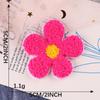Logotipo bordado toalla de girasol de cuatro colores insignia bordada etiqueta de tela accesorios de ropa parche cuenta de mano diy pegatina de tela bordada