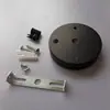 Acessórios para Luminárias DIY Placa de Teto Base Retangular Redonda de Linha Única Chassi de Lustre Suporte de Lâmpada com Ventosa