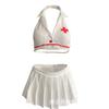 Lin Linting - Ropa interior sexy, uniforme de enfermera, juego de rol, tentación, puro deseo, talla grande, pasión, libre, 2663
