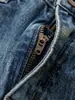Jeans Casuales Sueltos Lavados con Puntos de Pintura Estructurados Retro Americanos Nuevos de Otoño