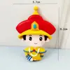 Decoración de Pastel de Horneado Chino Muñeca de Gel Suave de Emperatriz Antigua Abuelo y Abuela Padre Enchufe para Pastel de Emperatriz