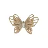 Broche de Flor Tridimensional de Strass de Alta Qualidade, Materiais DIY, Lantejoulas Decorativas Artesanais, Acessórios para Roupas, Chapéus e Superfícies de Sapatos