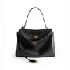 Bolso Nuevo Rodeo para Mujer Marca B, Bolso de Hombro Único, Bolso de Mano de Piel de Vaca de Primera Capa, Bolso Tote de Gran Capacidad, Bolso de Moda para Mujer