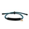 Pulseira Personalizada Publicidade Transfronteiriça Logo Personalizado Arco-Íris Multicolorido Presente de Feriado Pulseira Trançada Gravada em Aço Titânio