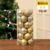 Bolas navideñas coloridas multi-cubo Accesorios para árbol de Navidad Centro comercial Escuela Bar Decoración colgante Escena del hogar Disfrazar