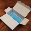 Caixa de Embalagem Descartável Personalizada de Papelão Branco de Fábrica Caixa de Embalagem para Máscara Caixa Colorida Cartonado Médico Inglês Personalizado
