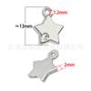 Accesorios para Joyería DIY [Colgante de Estrella de Cinco Puntas Diamante Esquina Izquierda Diamante Individual] Piezas Sueltas Proveedor Fabricante de Comercio Exterior Collar Pequeño