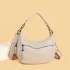 Bolso de Mujer 2026 Nuevo Casual Piel de Vaca Versátil de un Solo Hombro Piel Suave Alta Gama Gran Capacidad Bolso Cruzado de Piel Genuina
