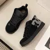 Tenis Transfronterizos para Hombre y Mujer, Estilo Europeo y Americano, Zapatos Deportivos Casuales de Talla Grande, Versión Ancha, Piel de Vaca, Zapatos de Moda para Viajero