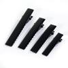 Pinza cuadrada de metal con forma de pico de pato, ideal para hacer tú mismo, venta al por mayor, para tocados, accesorios para el cabello, horquilla plateada cuadrada con forma de pico de pato.