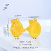 Puzuo Cor Forte que Preserva a Cor Dourado Areia Acessórios DIY Borboleta Cravejada de Diamantes Trevo de Quatro Folhas Buda Vajra Pilão Pingente Colar Corrente de Suéter para Mulheres