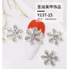 2026 Nuevas Decoraciones para Uñas de Navidad Accesorios Pequeños Diamantes para Uñas Accesorios de Pedrería para Uñas Árbol de Navidad Papá Noel