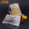 Bolsa de té con filtro de 10 x 12 cm, bolsa de té con cordón de fibra de maíz, bolsa de té desechable perfumada