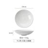 Elegante tazón hondo de porcelana fina blanco puro tazón para sopa de hotel restaurante tazón para sopa de fideos de restaurante tazón para sopa de mariscos tazón creativo irregular