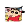 Nuevo Monedero de Crayon Shin-chan Bolsa de Monedas con Cremallera de Dibujos Animados Linda Bolsa Pequeña de Almacenamiento para Estudiantes Venta al por Mayor
