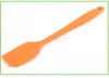 Atacado de fábrica FDA silicone raspador integrado cor sólida tamanho pequeno espátula para bolo ferramentas de panificação ferramentas para bolo