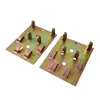 Placa de Fijación para Cable de Fibra Óptica Galvanizada de Dos Postes, Tres Postes, Cuatro Postes, Base de Fijación de Fibra Óptica, Dispositivo de Fijación de Cable, Accesorios para Caja de Distribución de Fibra