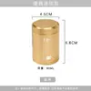 Bote de té de plata, bote de té mini portátil sellado, estuche de viaje, frasco de almacenamiento para hojas de té