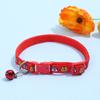 1.0 Collar para Mascota Exportación Colorido Parche de Dibujos Animados Fabricante de Collar con Campana para Perro y Gato Venta al por Mayor al Contado
