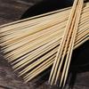Espetos de Bambu para Churrasco Espetos de Bambu Descartáveis para Fondue Espetos de Cordeiro Petiscos Churrasco Tigela de Carne Espetos de Bambu para Frango Atacado
