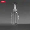 Botella Dosificadora de Plástico Transparente para Mascotas, Punta Dosificadora, 50 60 100ml 500 1000ml, Venta al por Mayor
