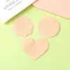 Protectores de Seno Desechables, Redondos, con Diseño de Flor de Ciruelo y en Forma de Corazón, Protectores de Pezón Anti-Exposición, Anti-Bulto, Transpirables, Protectores de Seno sin Rastro