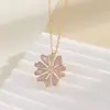 Collar de Corazón de Melocotón Estilo Nuevo 2026 para Mujer, Diseño de Nicho, Colgante de Estilo Sencillo y Dulce, Circonita Microincrustada, Personalizado y de Moda