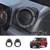Adecuado para 25 modelos de Suzuki Jimny Nomade, kit completo de modificación interior con textura de fibra de carbono para Jimny