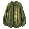 Suéter Cardigan de Punto Trenzado Estilo Old Money para Hombres y Mujeres 2026 Otoño/Invierno Nuevo Estilo Cálido Casual Moda Tejidos Prendas de Abrigo