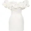 AliExpress 2023 Europeo y Americano Amazon Explosiones Ventas eBay AliExpress Vestido de Hombro Descubierto de Color Sólido hasta el Piso