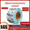 Fábrica de atacado de papel de etiqueta térmica de três provas 40*30*800 papel de impressão autoadesivo máquina portátil papel de pesagem de adesivos